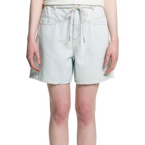 Closed Airi Light Blue Rope Belt High Rise Denim Jean Shorts Women’s Size 27 NWT